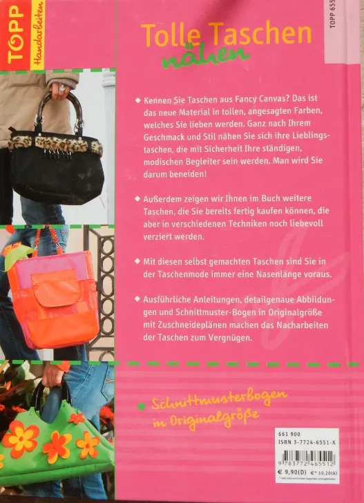 Boek 'Tolle taschen nähen'